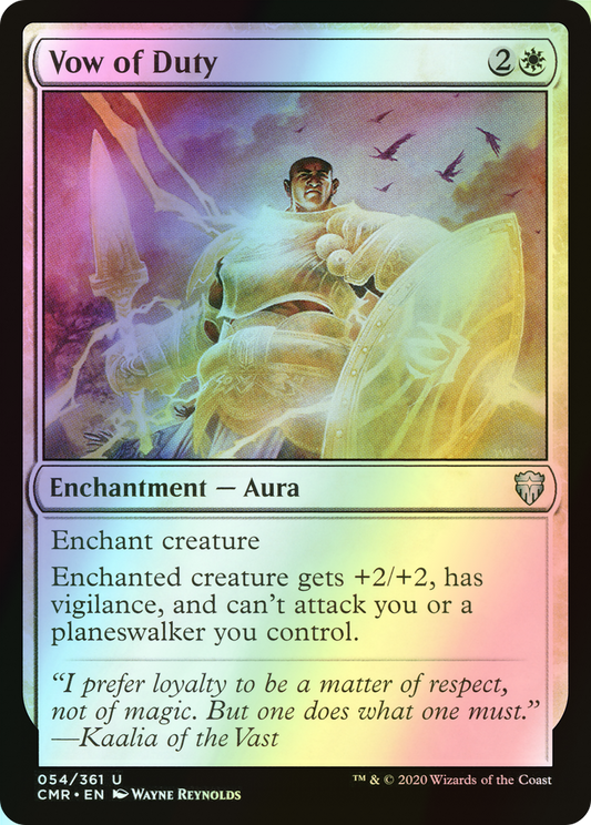 Vow of Duty (CMR) #54 [EN/F] s/o