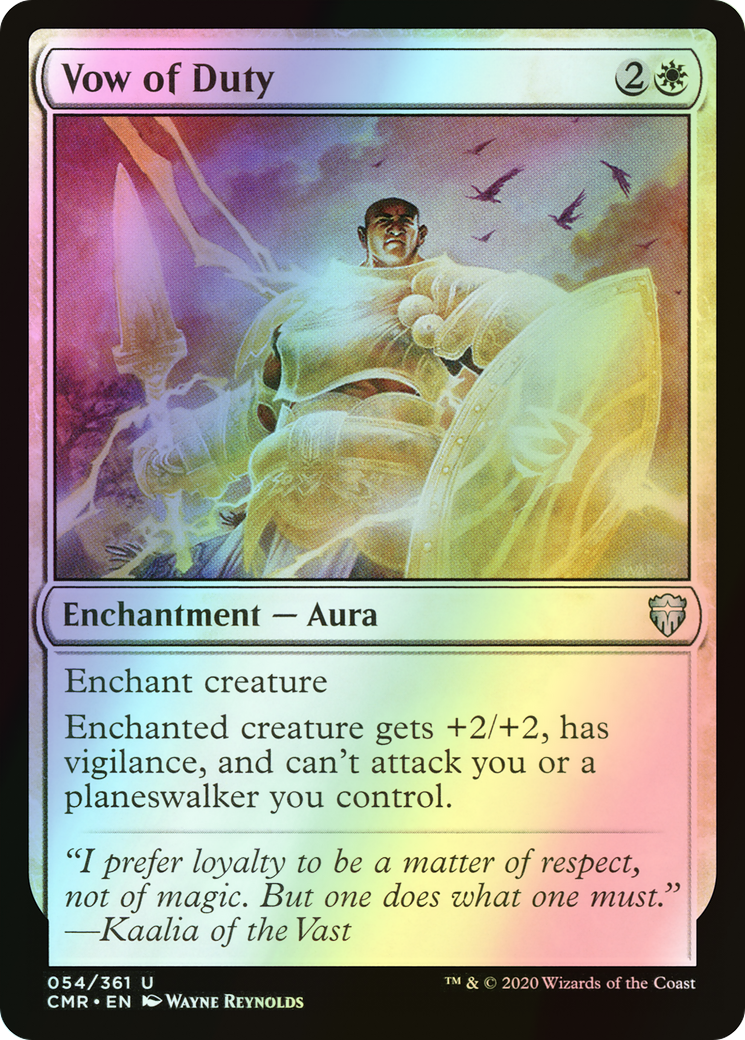 Vow of Duty (CMR) #54 [EN/F] s/o