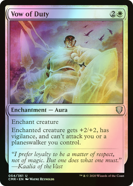 Vow of Duty (CMR) #54 [EN/F] s/o