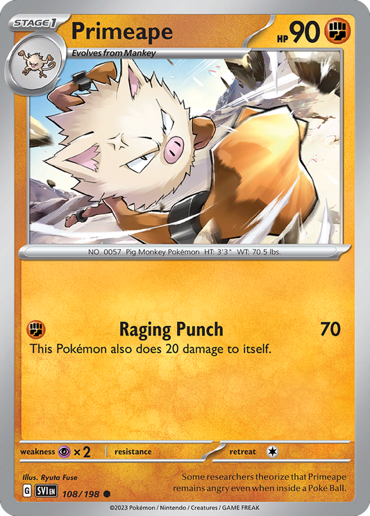 Primeape (SVI) #108 [EN/N] s/o