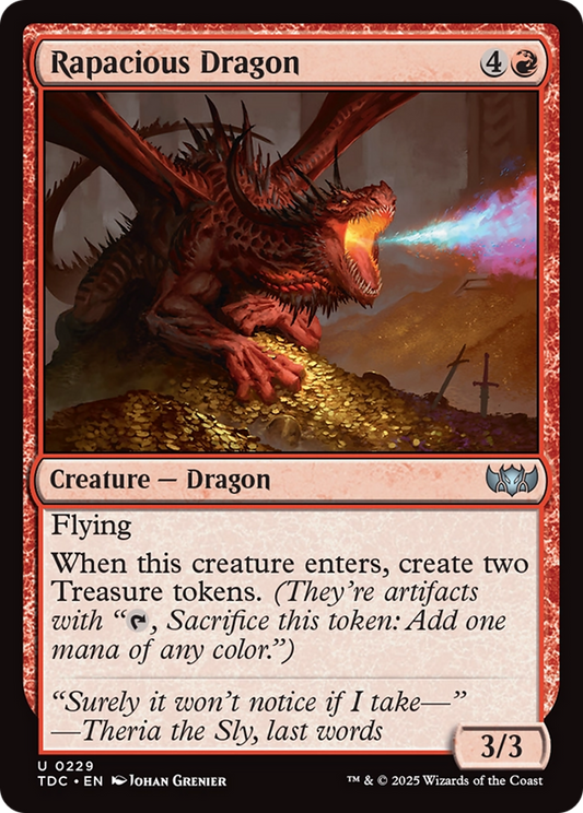 Rapacious Dragon (TDC) #229 [EN/N]