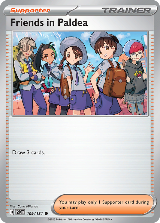Friends in Paldea - 109/131 (PRE) #109_V1 [EN/N] s/o