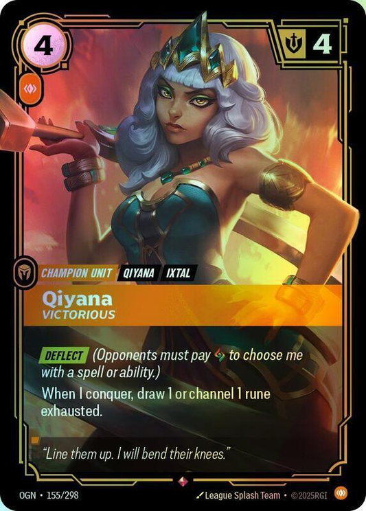 Qiyana - Victorious (OGN) #155 [EN/F]