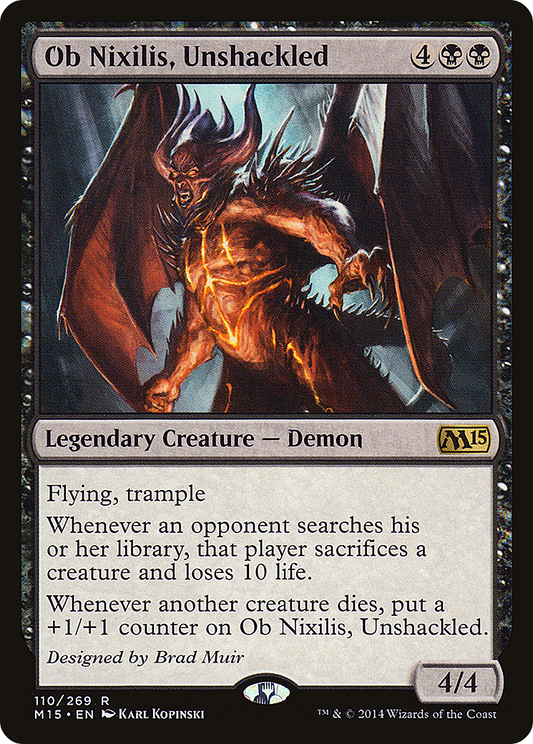 Ob Nixilis, Unshackled (M15) #110 [EN/N]