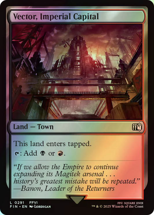 Vector, Imperial Capital (FIN) #291 [EN/F] s/o