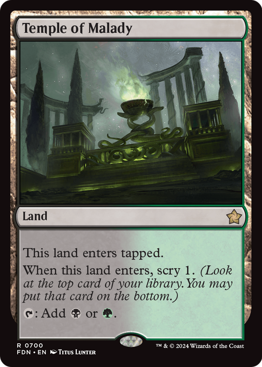 Temple of Malady (FDN) #700 [EN/N]