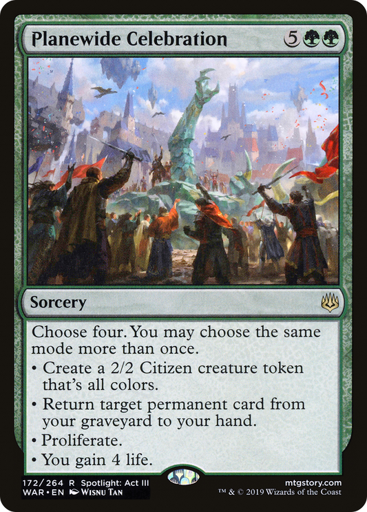 Planewide Celebration (WAR) #172 [EN/N] s/o