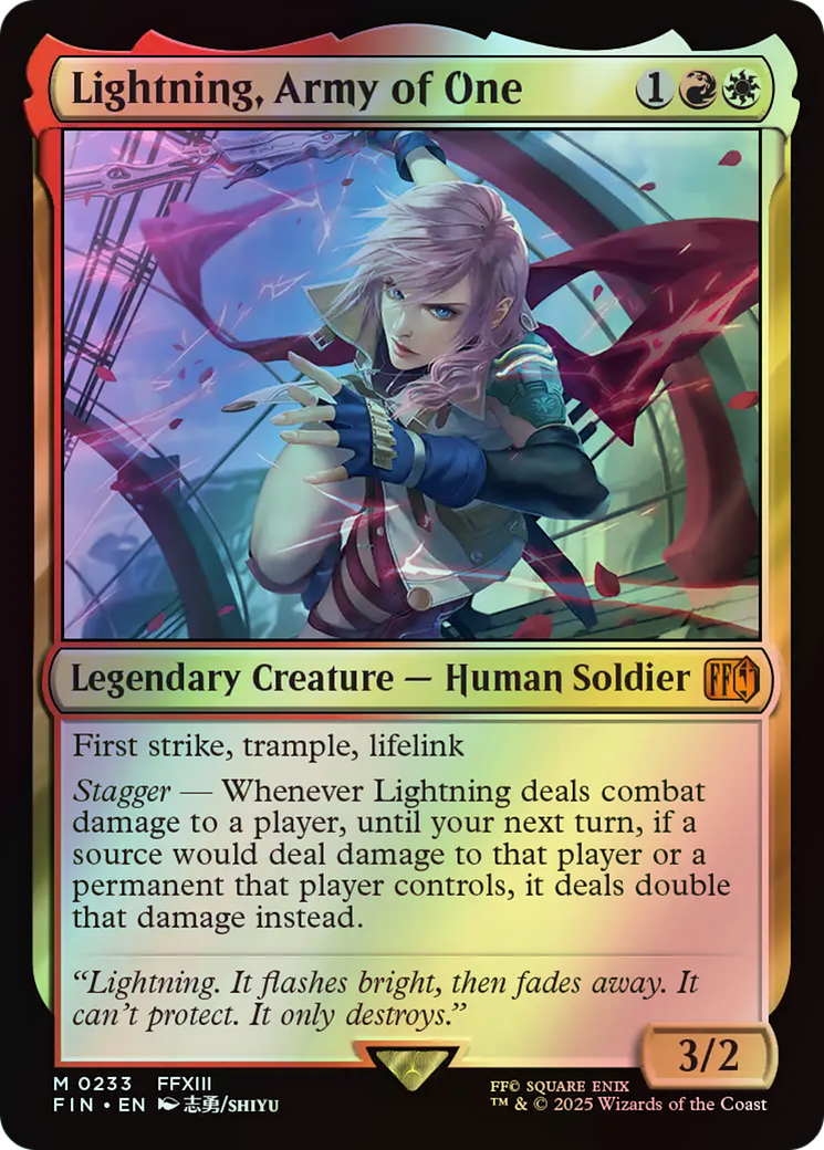 Lightning, Army of One (FIN) #233 [EN/F] s/o