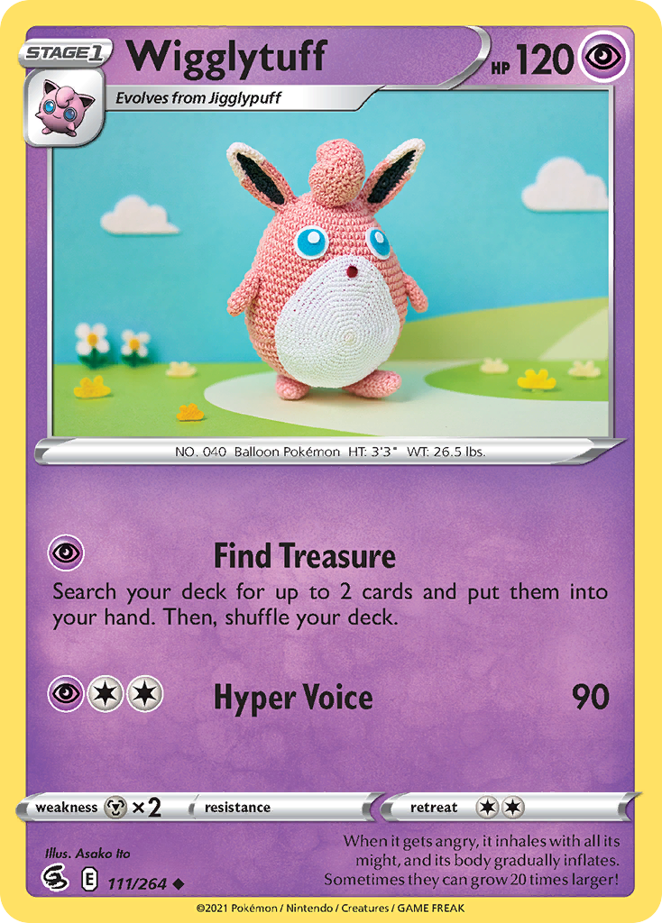 Wigglytuff (FST) #111 [EN/N] s/o