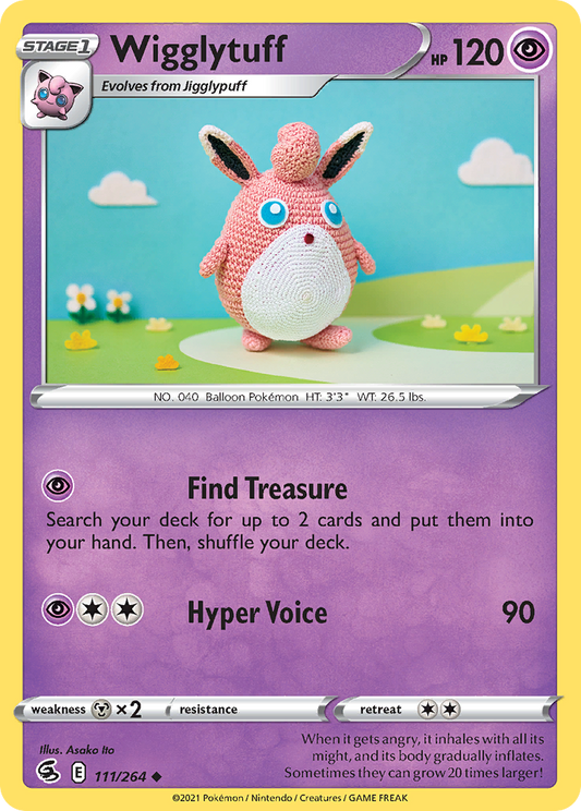 Wigglytuff (FST) #111 [EN/N] s/o