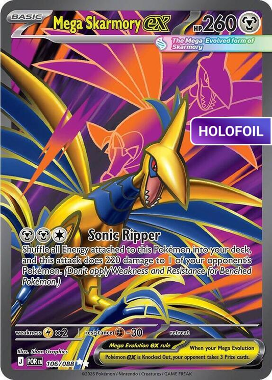 Mega Skarmory ex - 106/088 (ME03) #106 [EN/H]