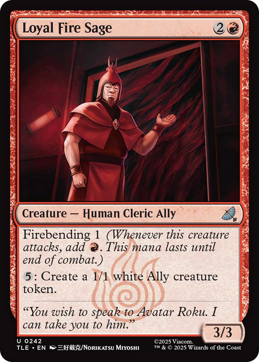 Loyal Fire Sage (TLE) #242 [EN/N]