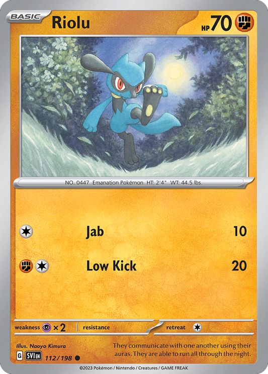 Riolu (SVI) #112 [EN/N] s/o
