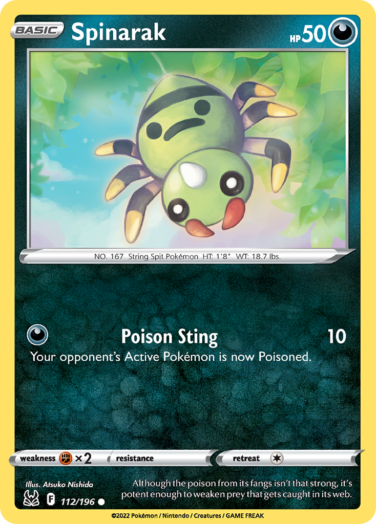 Spinarak (LOR) #112 [EN/N] s/o