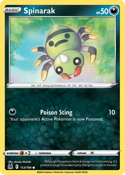 Spinarak (LOR) #112 [EN/N] s/o