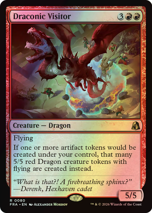Draconic Visitor (FRA) #80 [EN/F]