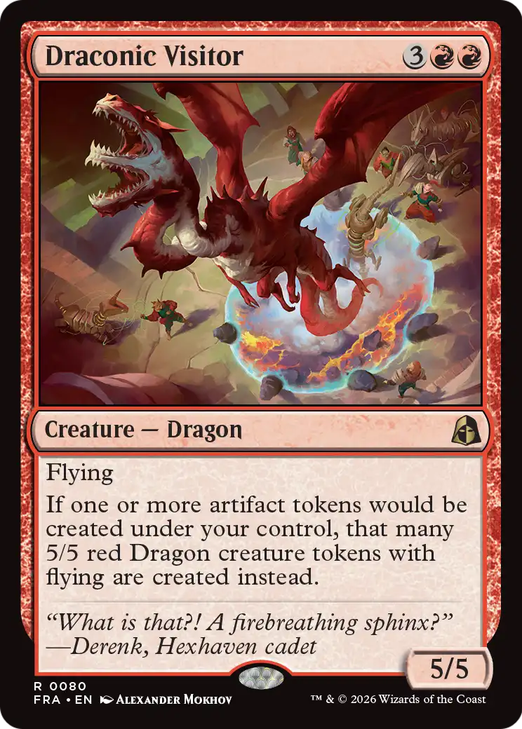 Draconic Visitor (FRA) #80 [EN/N]