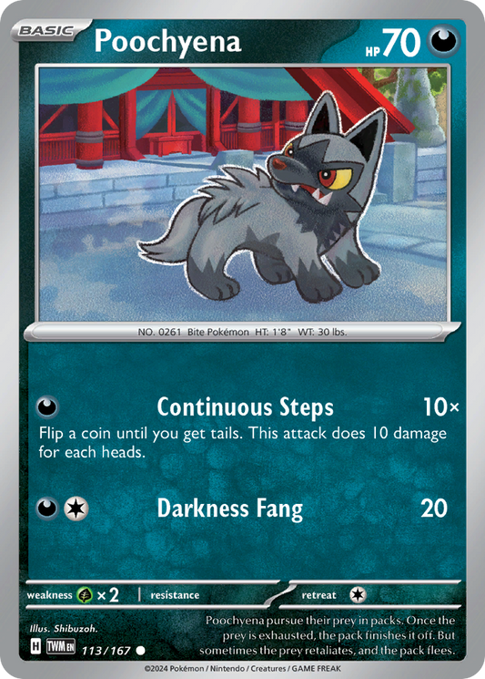 Poochyena (TWM) #113 [EN/N]