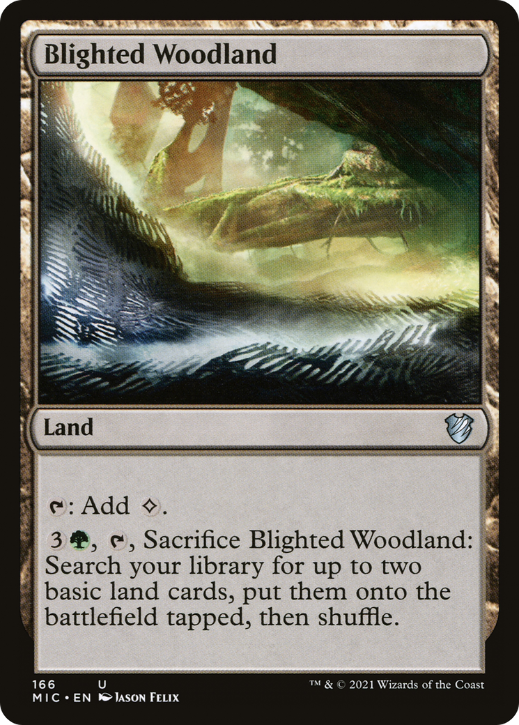 Blighted Woodland (MIC) #166 [EN/N] s/o