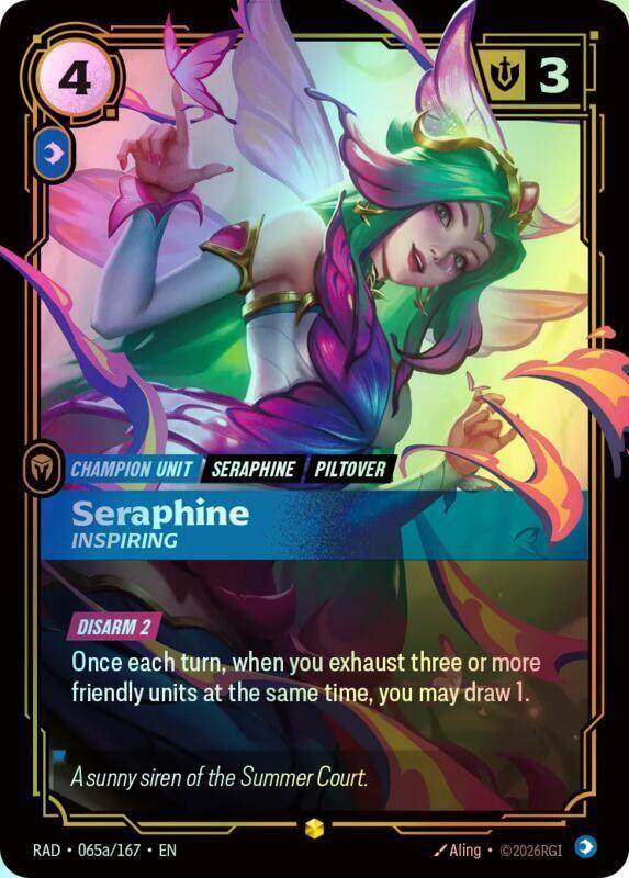 Seraphine, Inspiring (Alternate Art) (RAD) #065a [EN/F]
