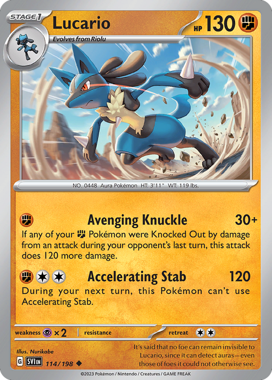 Lucario (SVI) #114 [EN/N] s/o