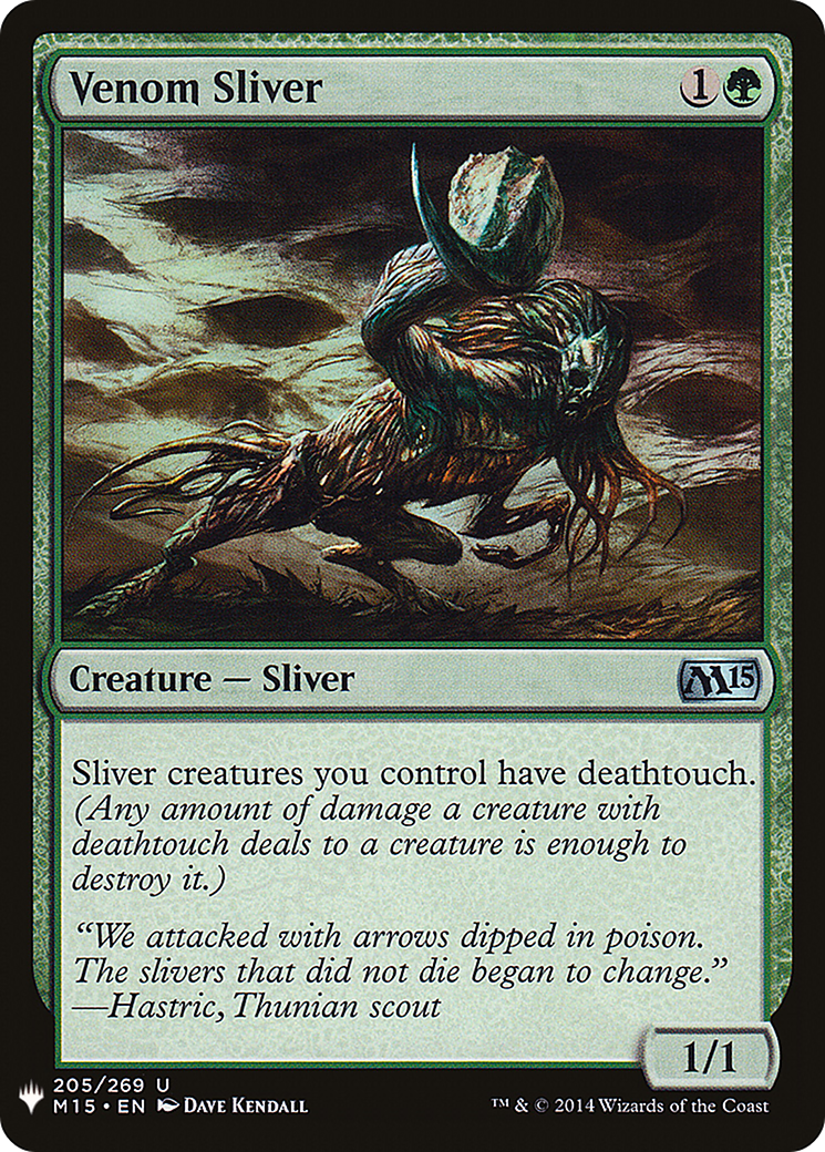 Venom Sliver (PLST) #M15-205 [EN/N]