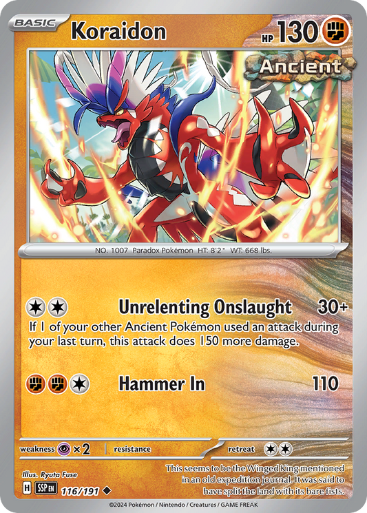 Koraidon (SSP) #116 [EN/N] s/o