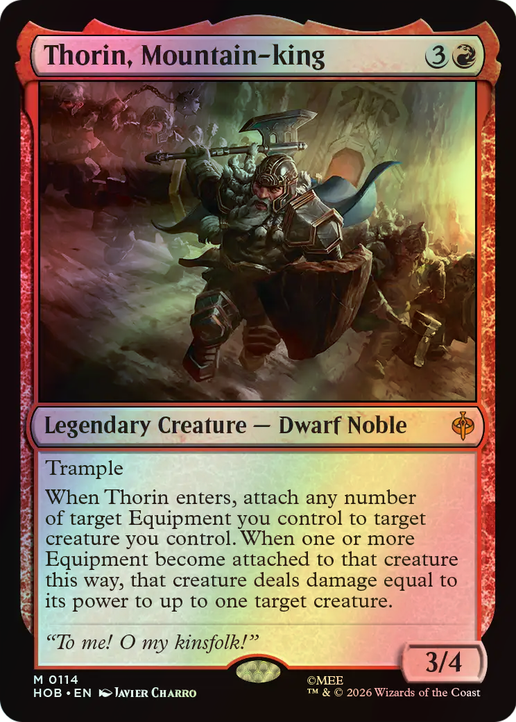 Thorin, Mountain-king (HOB) #114 [EN/F] s/o