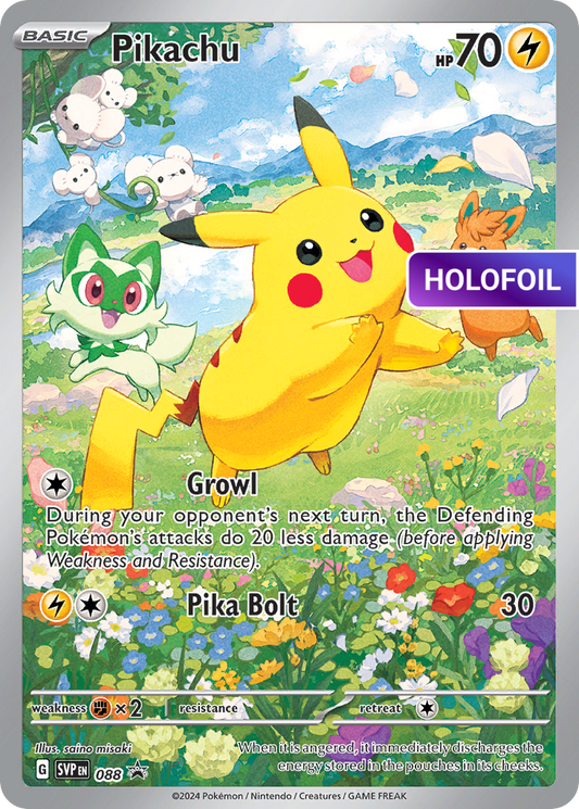 Pikachu - 088 (SVP) #088 [EN/H] s/o