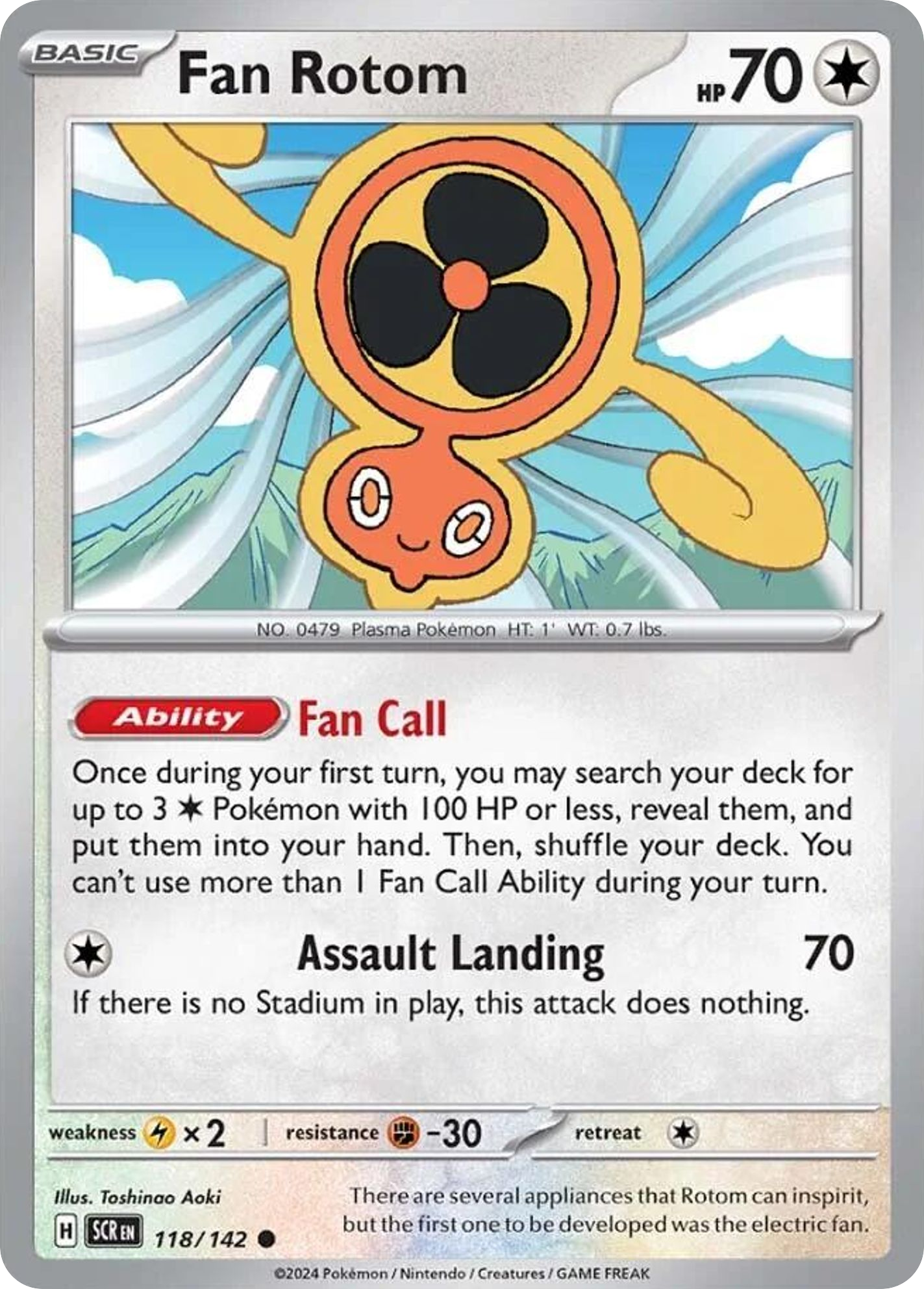 Fan Rotom (SCR) #118 [EN/N] s/o