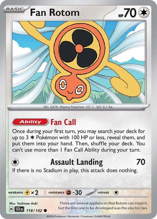 Fan Rotom (SCR) #118 [EN/N] s/o