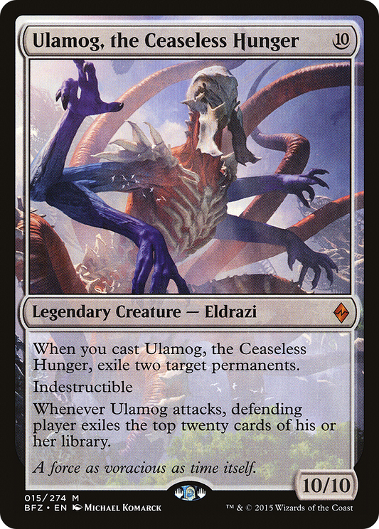 Ulamog, the Ceaseless Hunger (BFZ) #15 [EN/N]