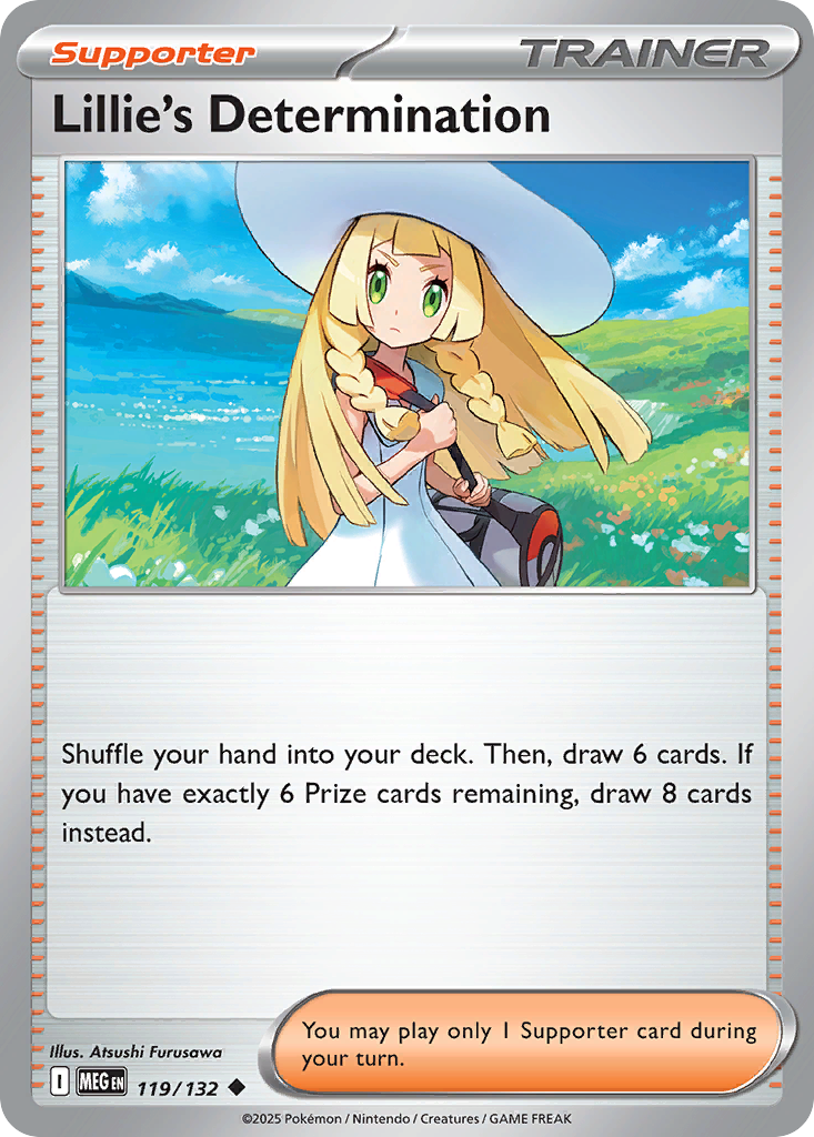 Lillie's Determination - 119/132 (MEG) #119 [EN/N] s/o