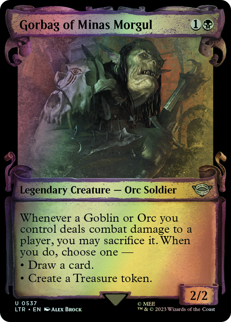 Gorbag of Minas Morgul - Silver Foil (LTR) #537 [EN/F] s/o