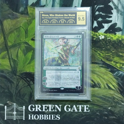 Nissa, Who Shakes the World (JP Alternate Art) - Prerelease Cards - PCG 9.5 Gem Mint