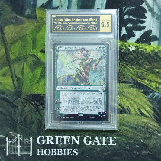 Nissa, Who Shakes the World (JP Alternate Art) - Prerelease Cards - PCG 9.5 Gem Mint