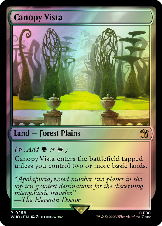 Canopy Vista (WHO) #258 [EN/F]
