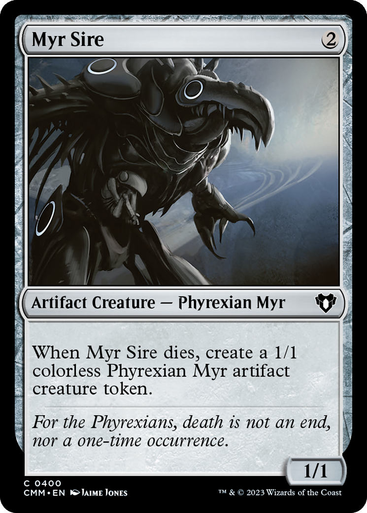Myr Sire (CMM) #400 [EN/N] s/o