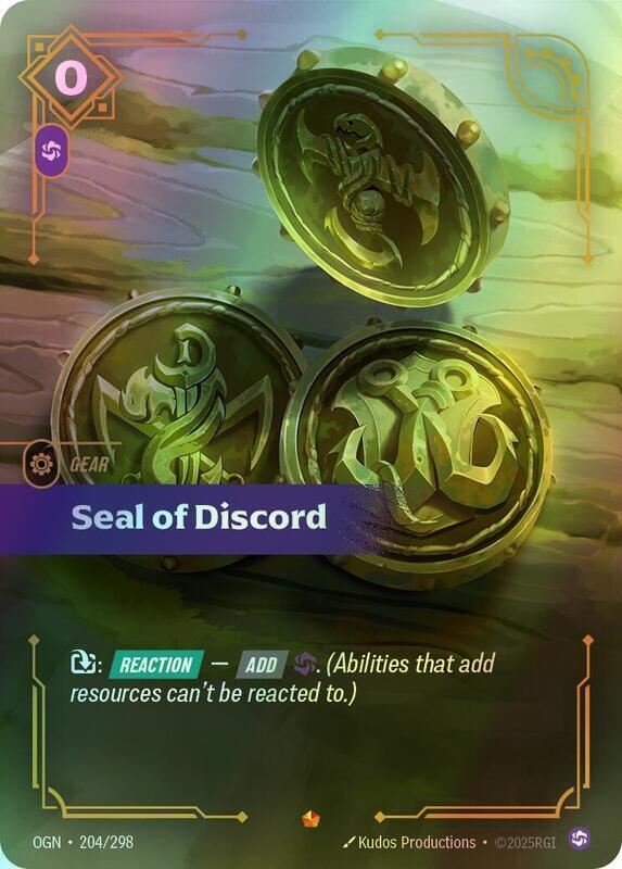 Seal of Discord (OGN) #204 [EN/F]