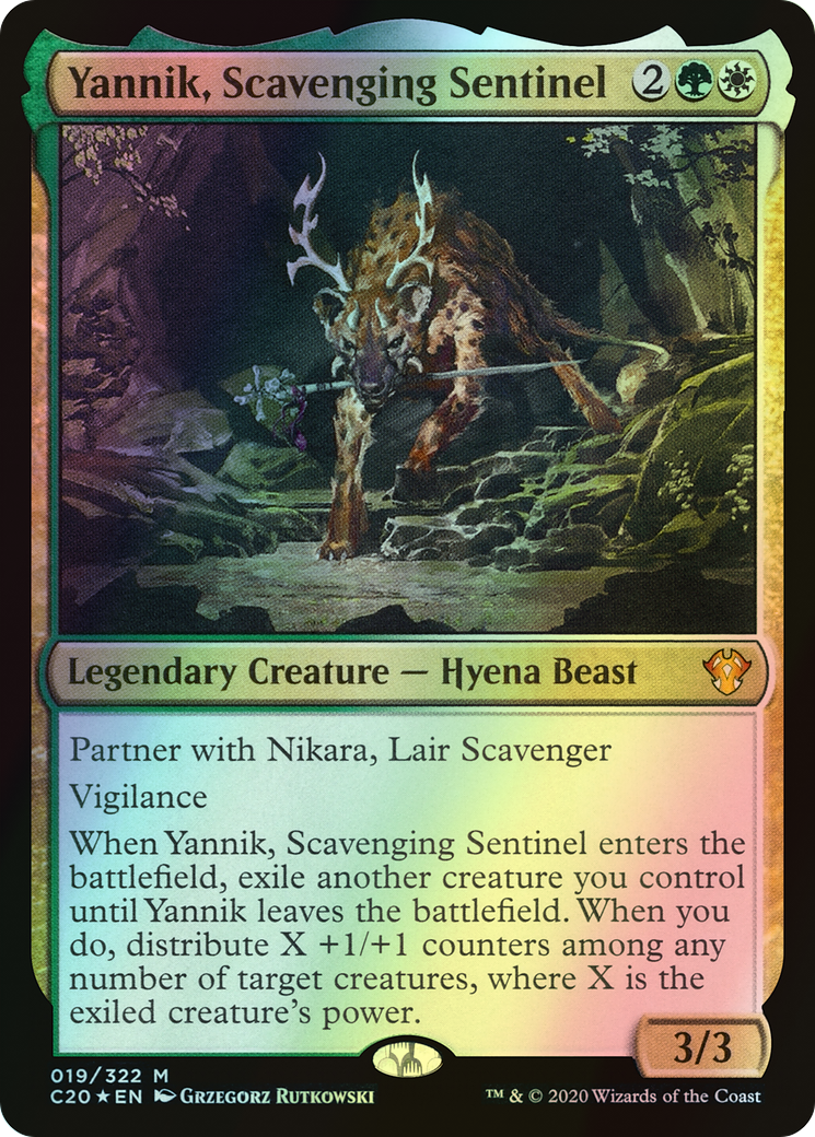 Yannik, Scavenging Sentinel (C20) #19 [EN/F]