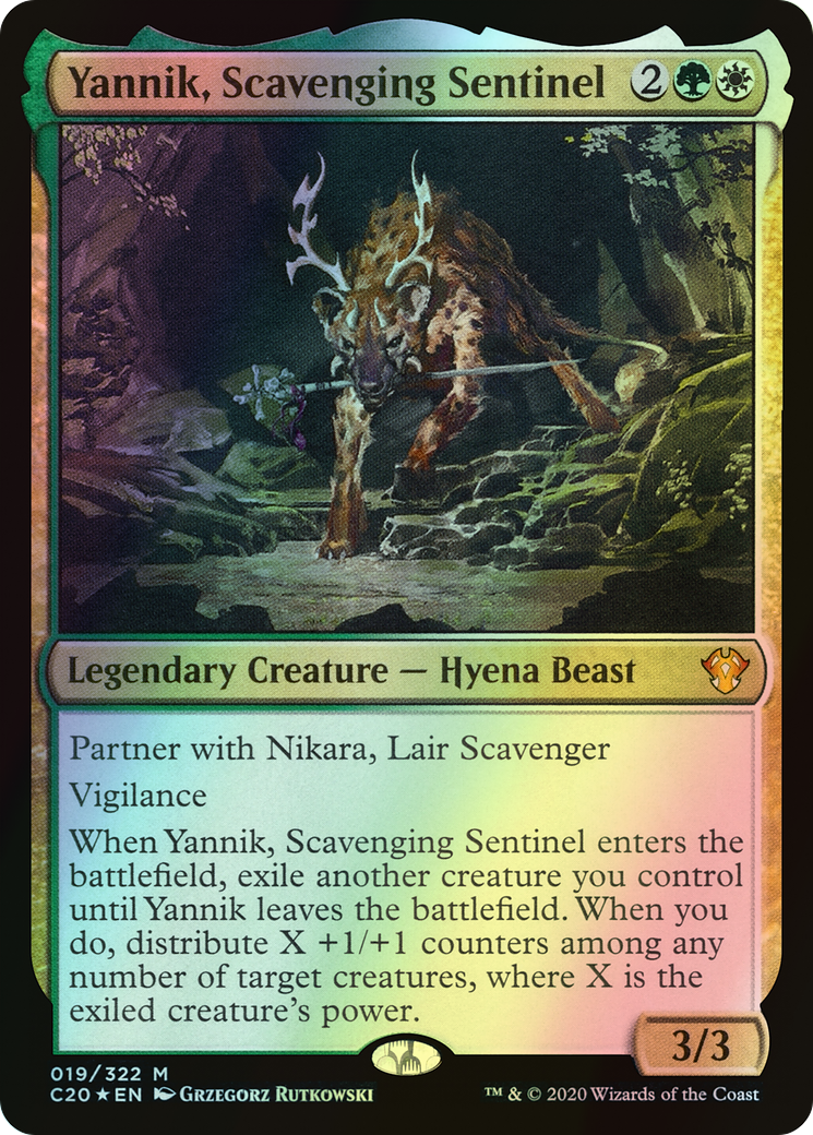 Yannik, Scavenging Sentinel (C20) #19 [EN/F]
