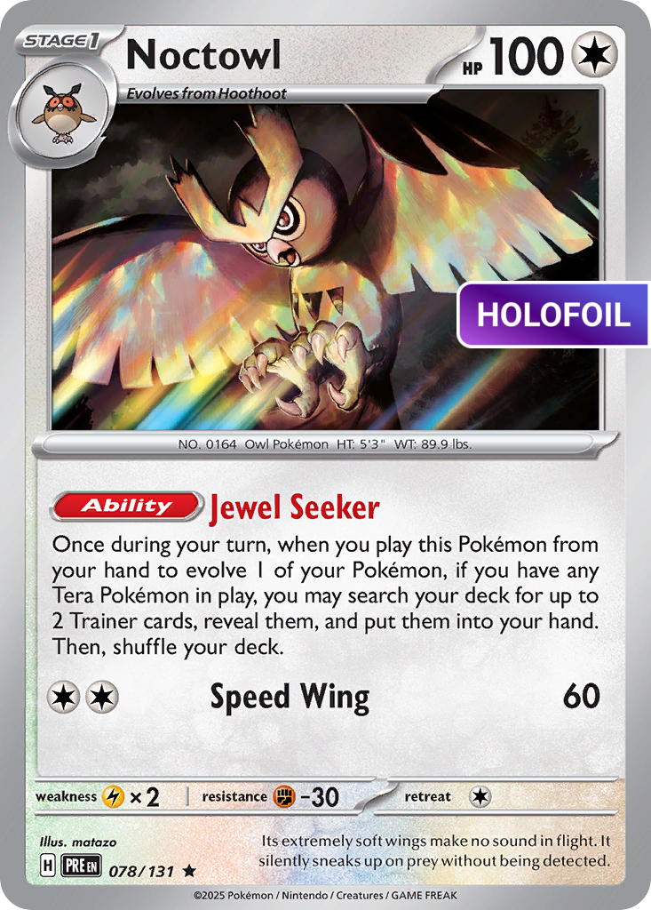 Noctowl (PRE) #78 [EN/H] s/o