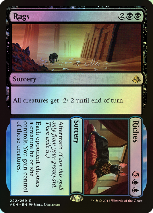 Rags // Riches (AKH) #222 [EN/F]