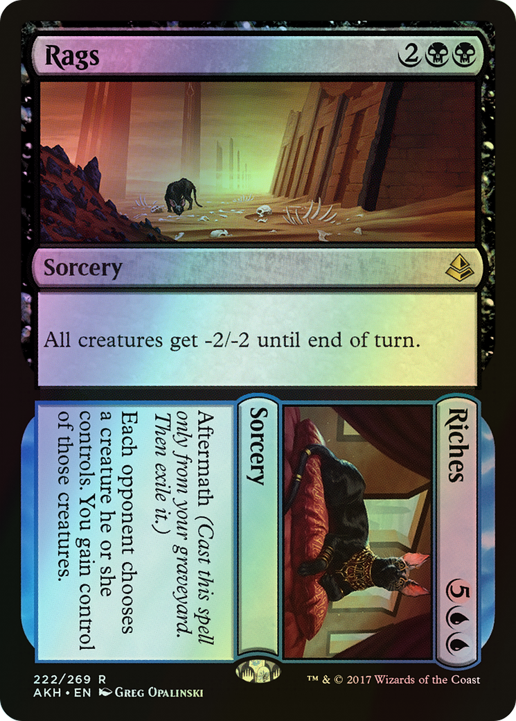 Rags // Riches (AKH) #222 [EN/F]