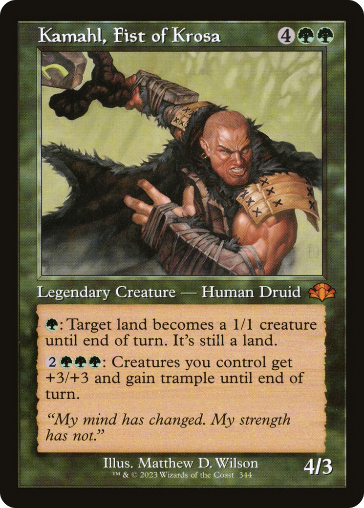 Kamahl, Fist of Krosa (DMR) #344 [EN/N]