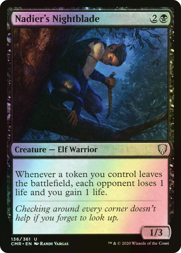 Nadier's Nightblade (CMR) #136 [EN/F]
