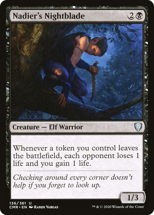 Nadier's Nightblade (CMR) #136 [EN/N]