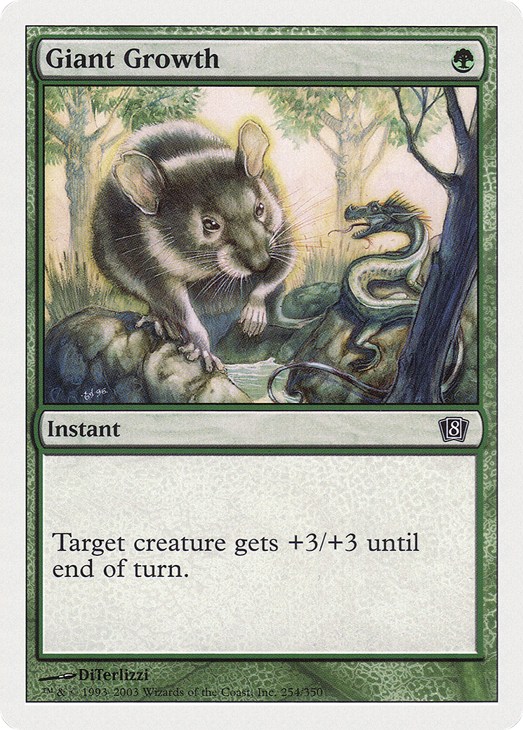 Giant Growth (8ED) #254 [EN/N]