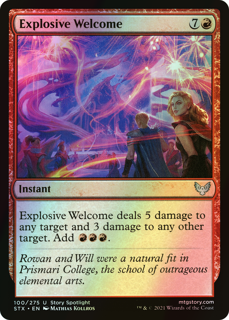 Explosive Welcome (STX) #100 [EN/F] s/o