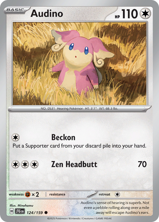 Audino (JTG) #124 [EN/N]